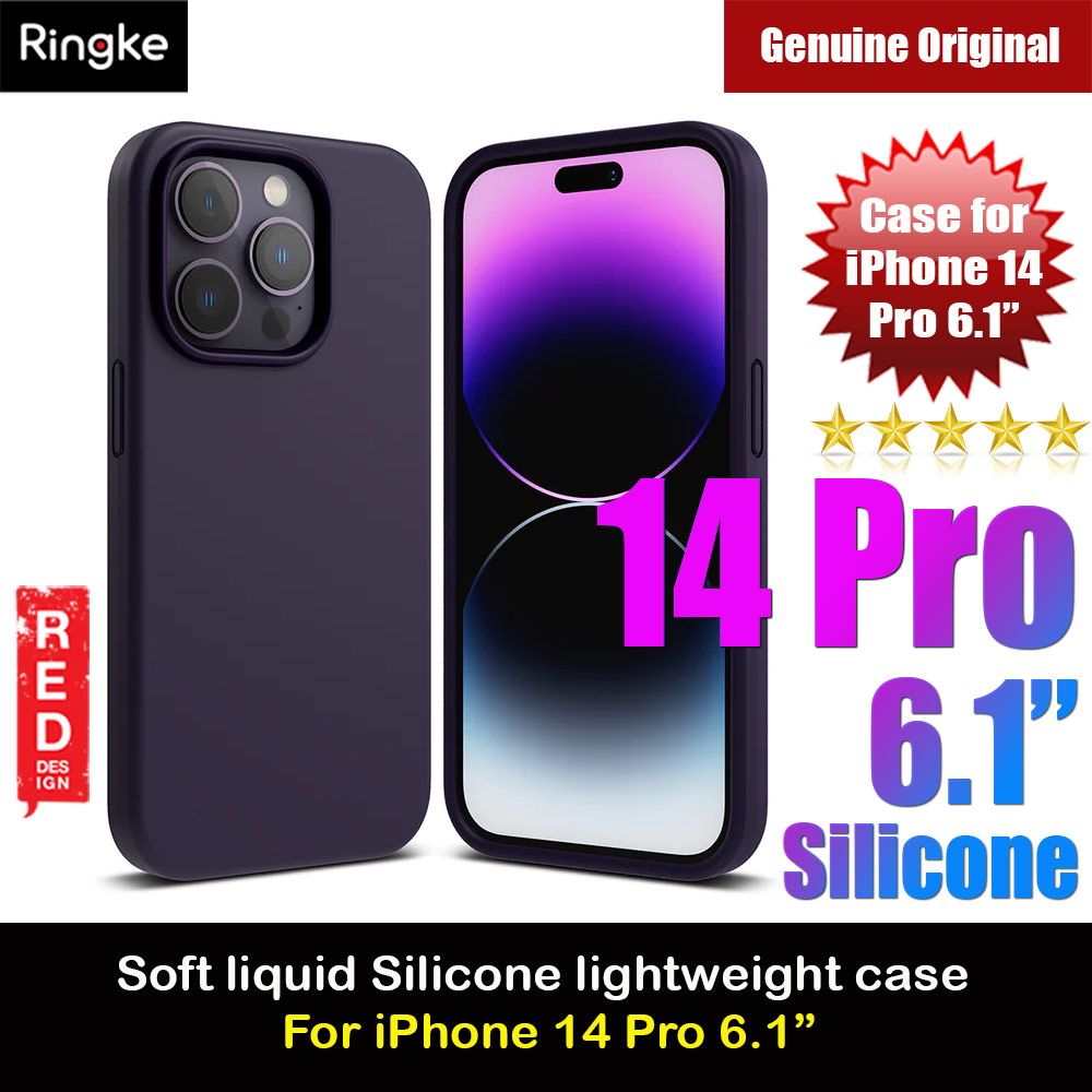 Picture of Ringke Soft Liquid Silicone Protection Case for iPhone 14 Pro 6.1 (Deep Purple) Apple iPhone 14 Pro 6.1- Apple iPhone 14 Pro 6.1 Cases, Apple iPhone 14 Pro 6.1 Covers, iPad Cases and a wide selection of Apple iPhone 14 Pro 6.1 Accessories in Malaysia, Sabah, Sarawak and Singapore 