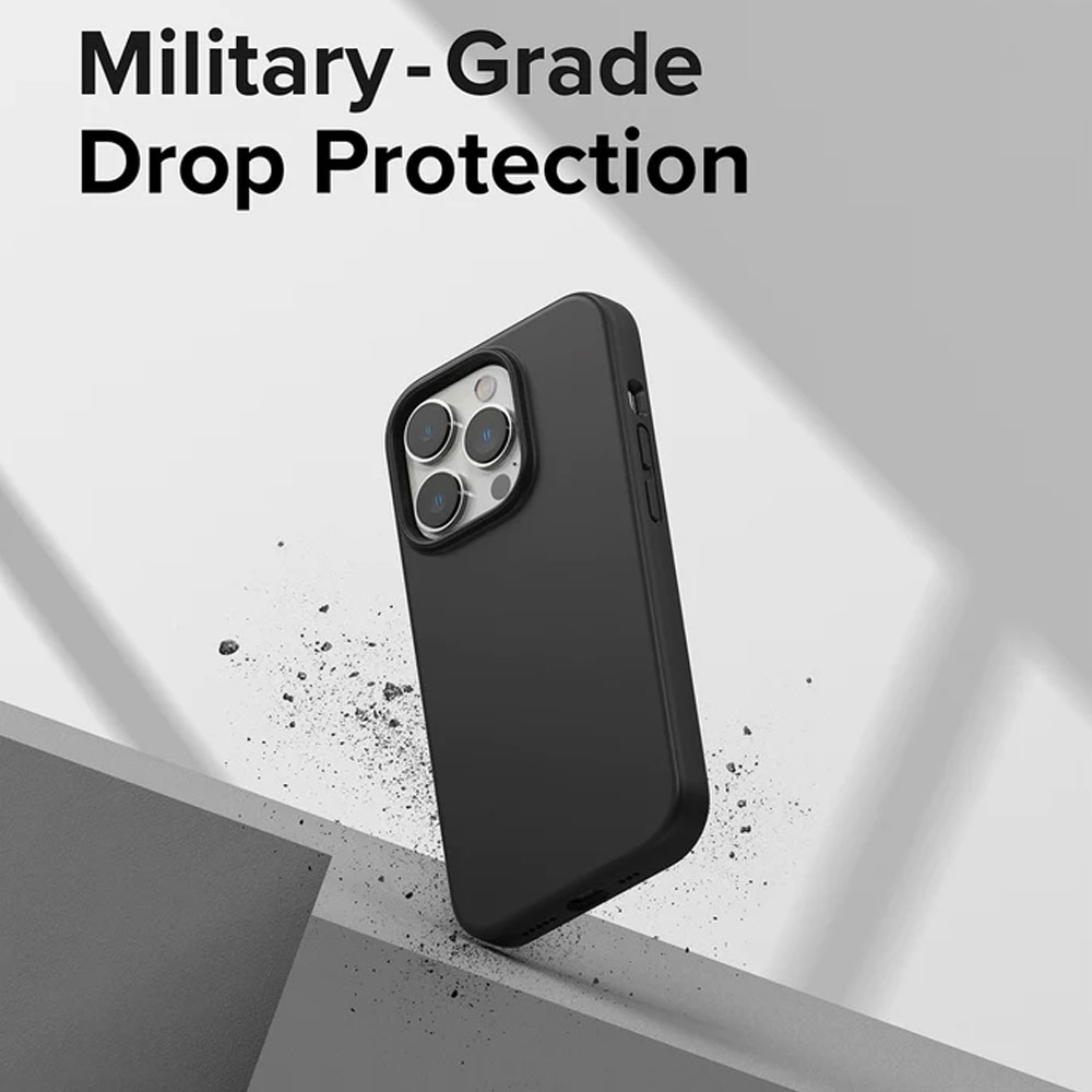 Picture of Apple iPhone 14 Pro 6.1 Case | Ringke Soft Liquid Silicone Protection Case for iPhone 14 Pro 6.1 (Stone)