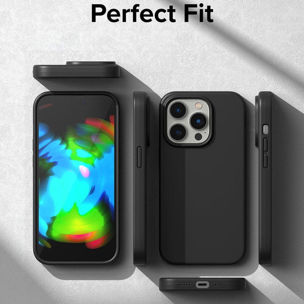 Picture of Apple iPhone 14 Pro 6.1 Case | Ringke Soft Liquid Silicone Protection Case for iPhone 14 Pro 6.1 (Stone)