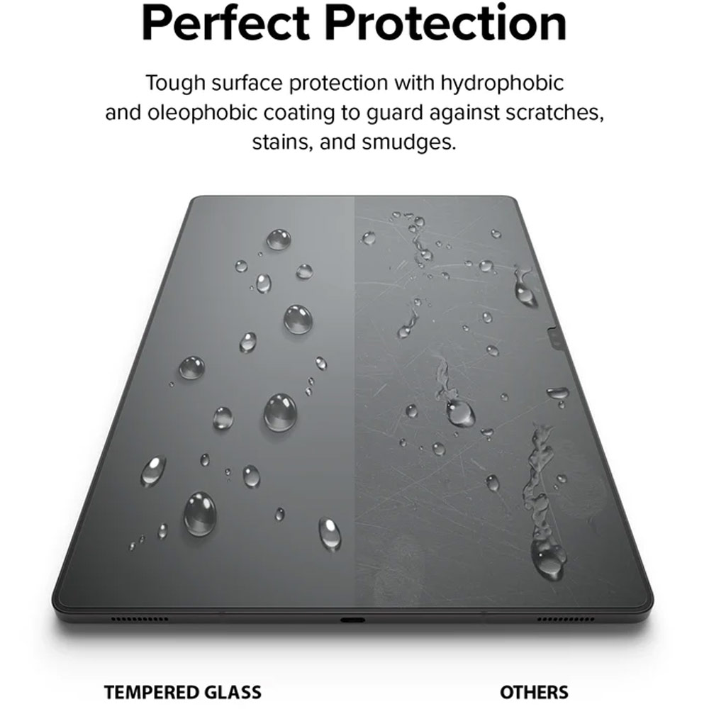 Picture of Samsung Galaxy Tab S8 Ultra Screen Protector | Ringke Invisible Defender Glass Tempered Glass Screen Protector for Galaxy Tab S9 Ultra S8 Ultra (Clear)