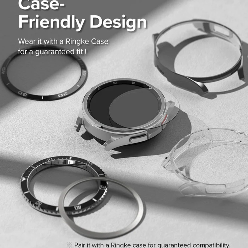 Picture of Samsung Galaxy Watch 6 Classic 47mm Screen Protector | Ringke Tempered Glass Screen Protector for Galaxy Watch 6 Classic 47mm (4pcs)