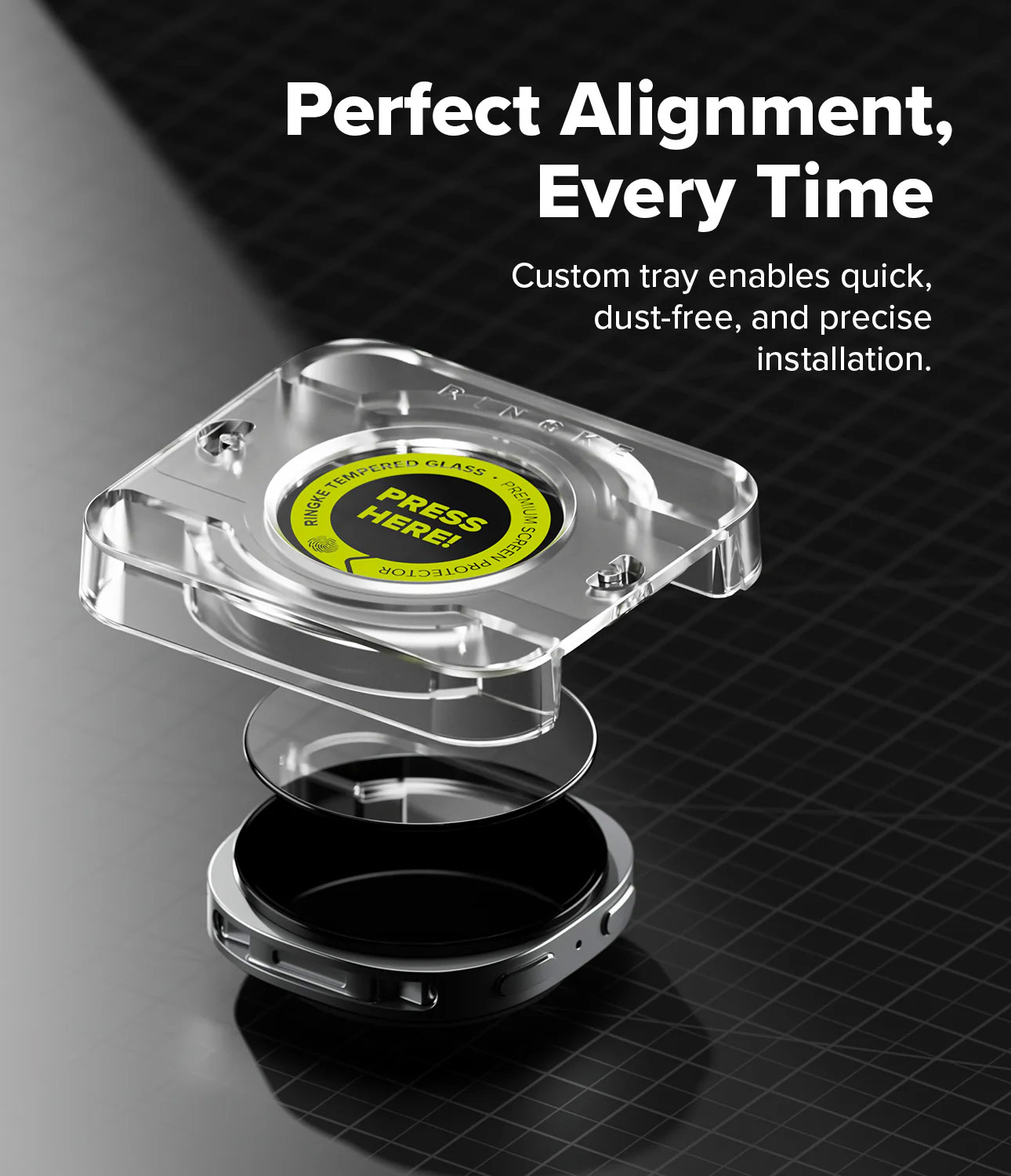 Picture of Samsung Galaxy Watch 8 44mm  | Ringke Tempered Glass Pro for Samsung Galaxy Watch 8 44mm (2pcs)