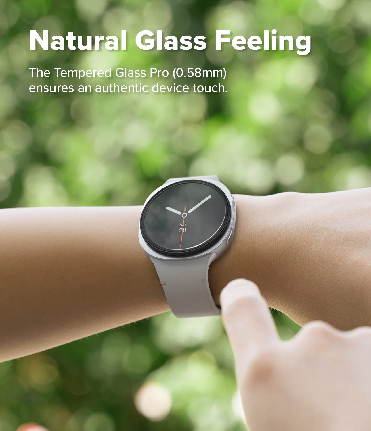 Picture of Samsung Galaxy Watch 8 44mm  | Ringke Tempered Glass Pro for Samsung Galaxy Watch 8 44mm (2pcs)