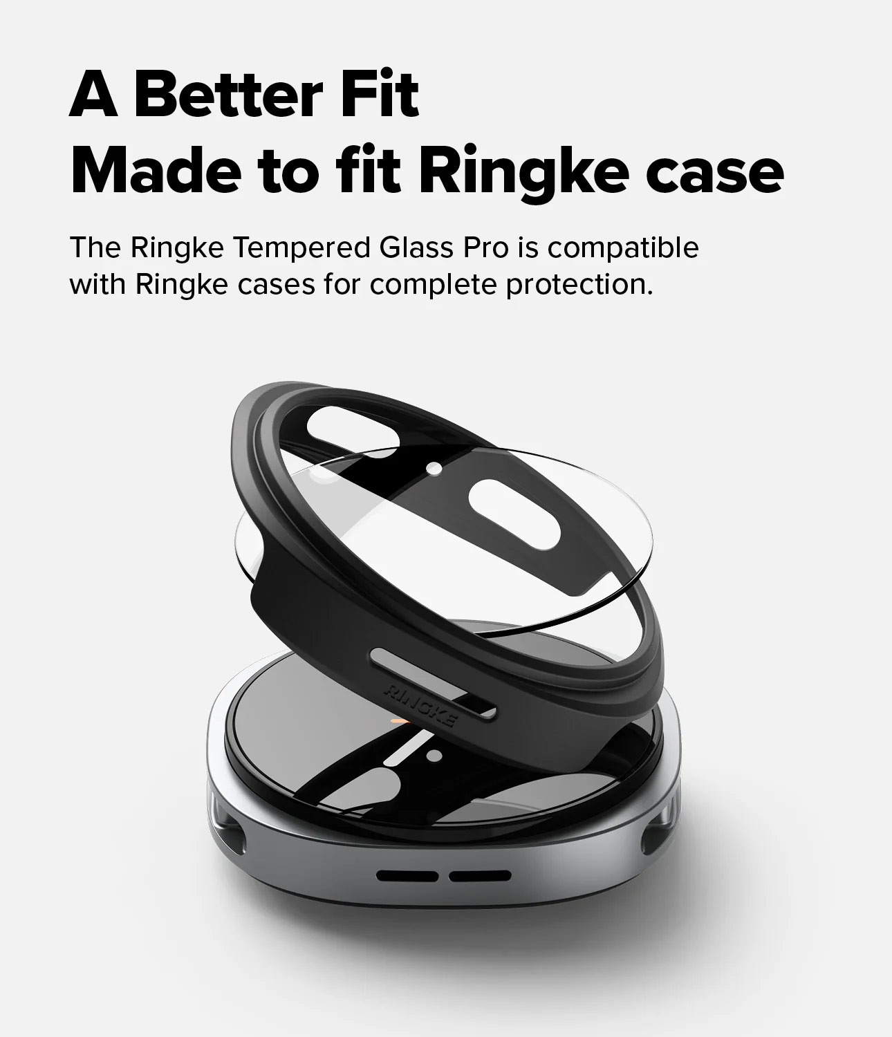 Picture of Samsung Galaxy Watch 8 44mm  | Ringke Tempered Glass Pro for Samsung Galaxy Watch 8 44mm (2pcs)