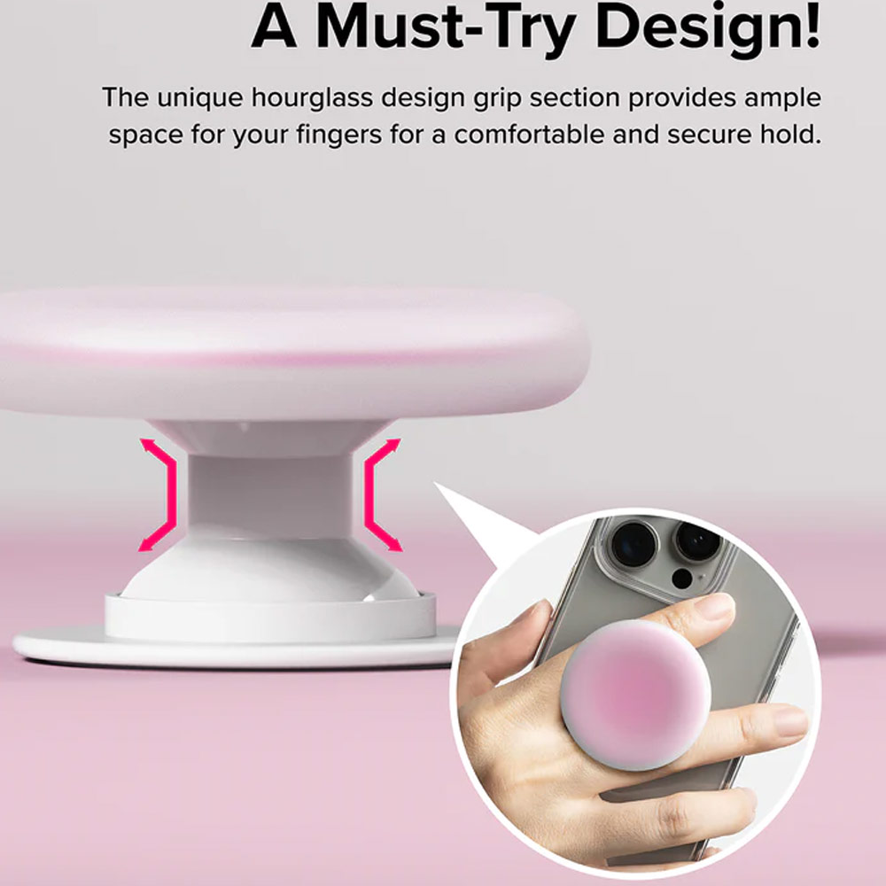Picture of Ringke Tok 3M Adhesive Grip Stand Holder Popsocket similar Grip Holder (Black)