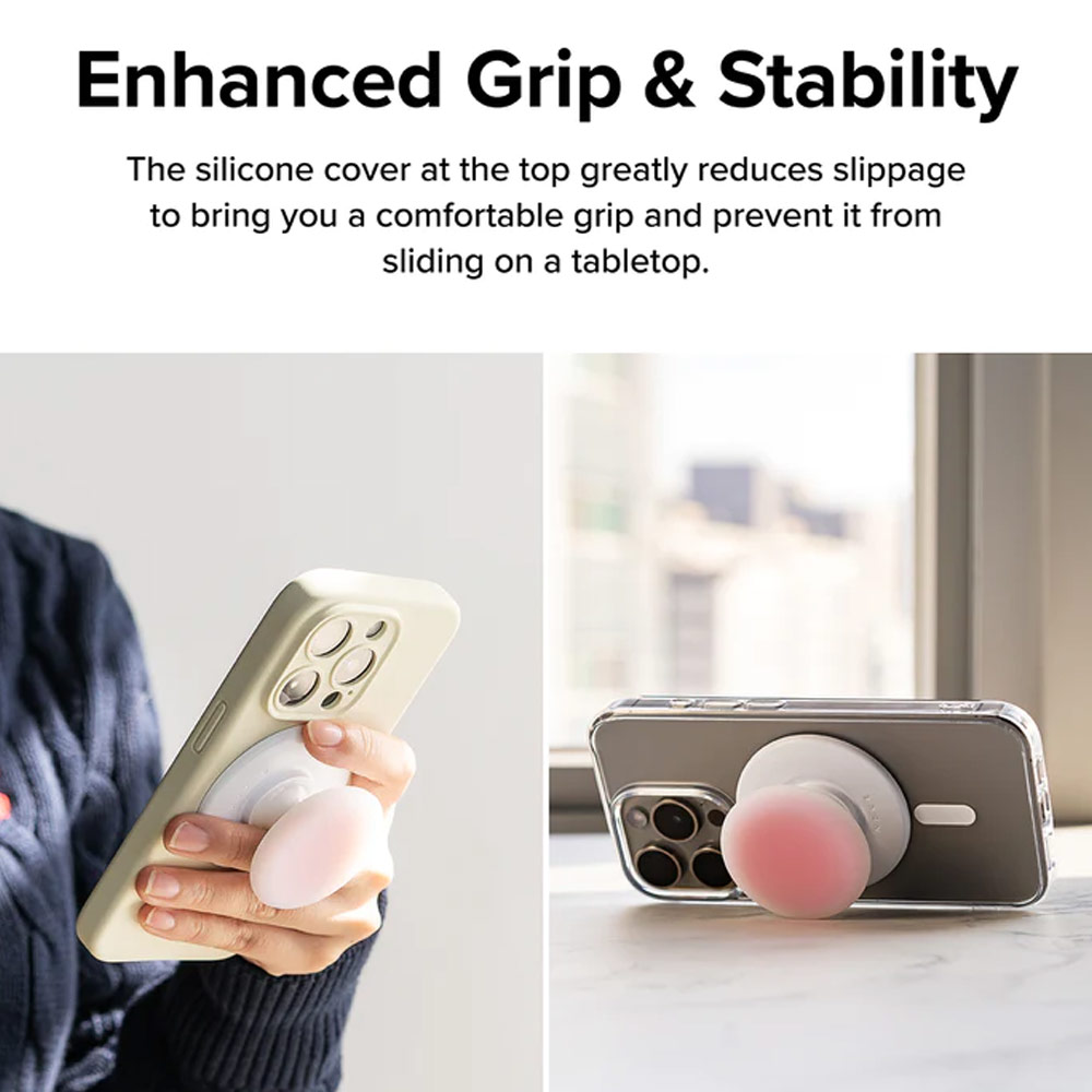 Picture of Ringke Tok Magnetic Grip Stand Holder Popsocket similar Grip Holder (Black)