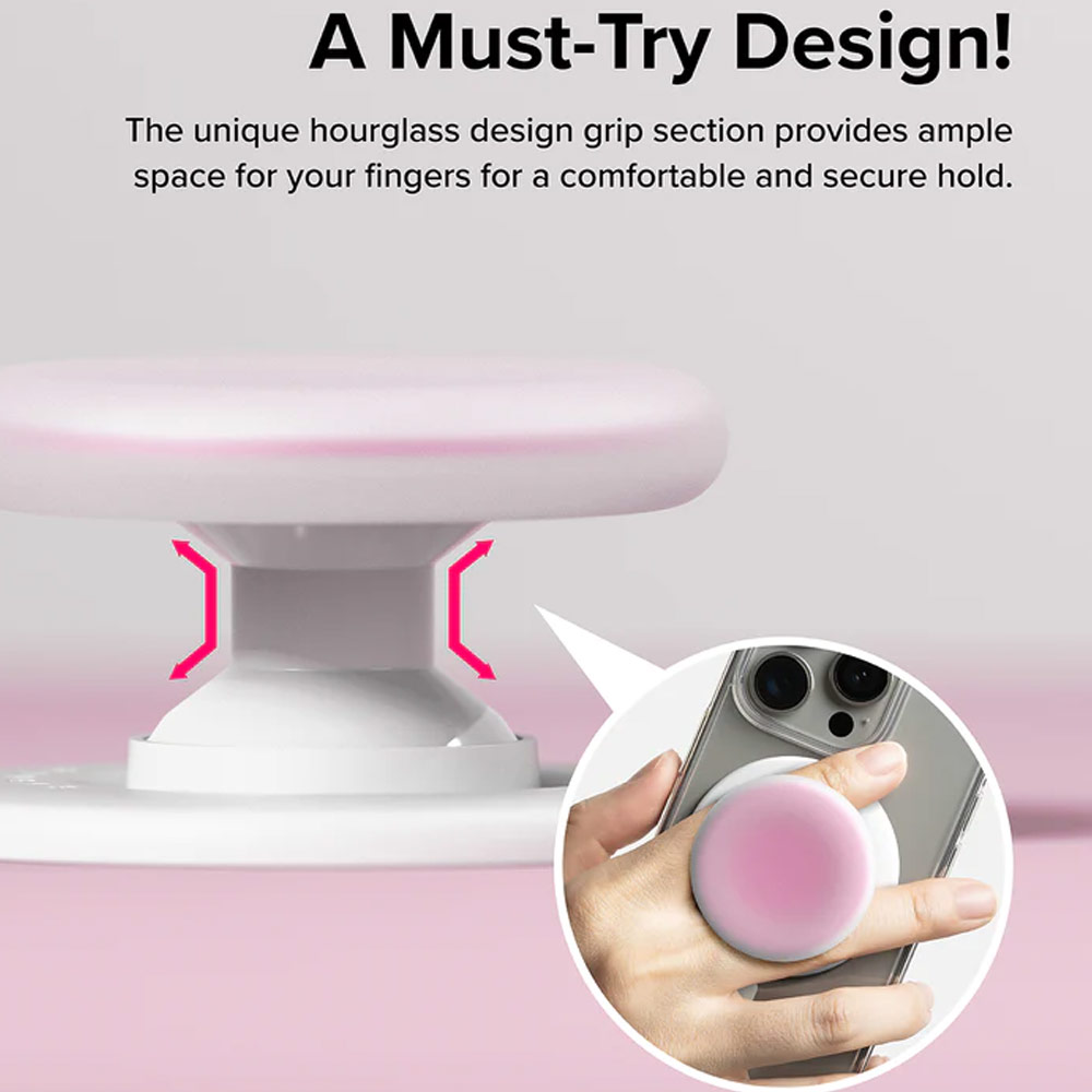 Picture of Ringke Tok Magnetic Grip Stand Holder Popsocket similar Grip Holder (Black)