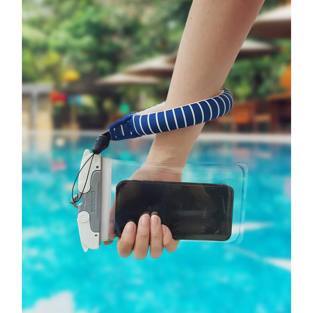 Picture of Ringke Your device will stay floating with our Ringke Floating Strap (Navy Stripes)