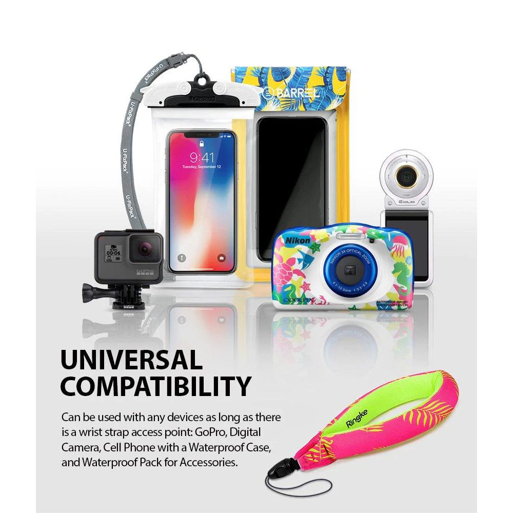 Picture of Ringke Your device will stay floating with our Ringke Floating Strap (Navy Stripes)