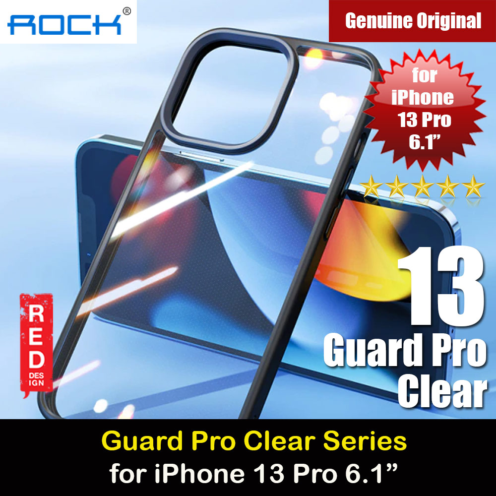 Picture of Rock Guard Pro Drop Protection Case for iPhone 13 Pro 6.1 (Clear Black) Apple iPhone 13 Pro 6.1- Apple iPhone 13 Pro 6.1 Cases, Apple iPhone 13 Pro 6.1 Covers, iPad Cases and a wide selection of Apple iPhone 13 Pro 6.1 Accessories in Malaysia, Sabah, Sarawak and Singapore 