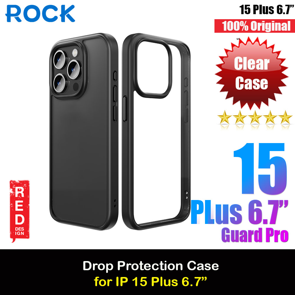 Picture of Rock Guard Ultra Thin Light Weight Drop Protection Case for iPhone 15 Plus 6.7 (Black) Apple iPhone 15 Plus 6.7- Apple iPhone 15 Plus 6.7 Cases, Apple iPhone 15 Plus 6.7 Covers, iPad Cases and a wide selection of Apple iPhone 15 Plus 6.7 Accessories in Malaysia, Sabah, Sarawak and Singapore 