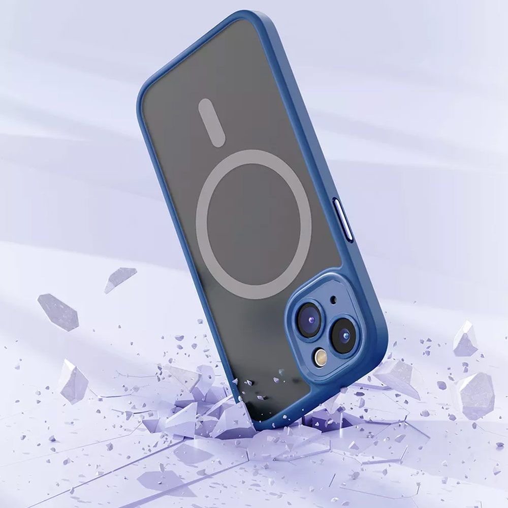 Picture of Apple iPhone 14 Pro Max 6.7 Case | Rock Guard Touch Lens Protection Anti Finger Print Drop Protection Magsafe Compatible Case for iPhone 14 Pro Max 6.7 (Matte Purple)