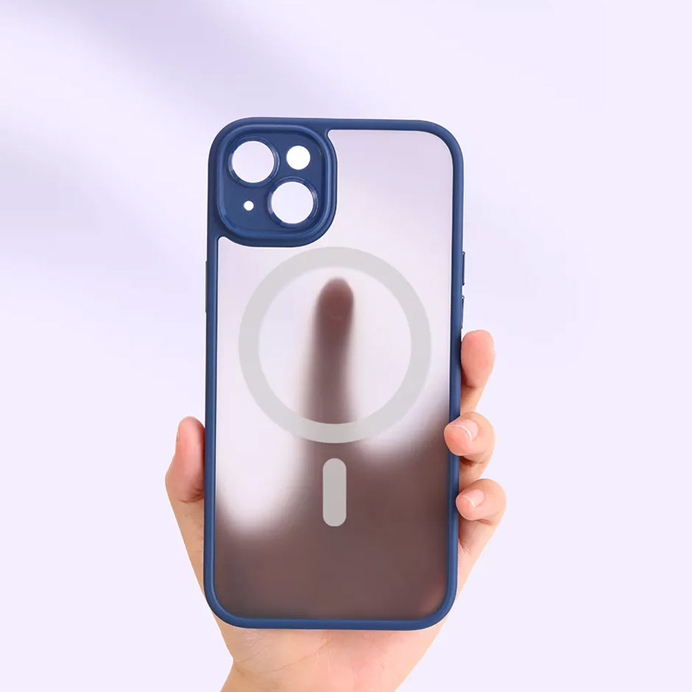 Picture of Apple iPhone 14 Pro Max 6.7 Case | Rock Guard Touch Lens Protection Anti Finger Print Drop Protection Magsafe Compatible Case for iPhone 14 Pro Max 6.7 (Matte Purple)