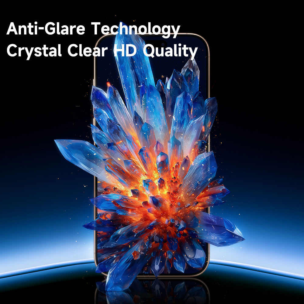 Picture of Apple iPhone 17 6.3  | Rock Clear HD Full Coverage Tempered Glass for iPhone 17 Pro 6.3 17 6.3 (Clear)