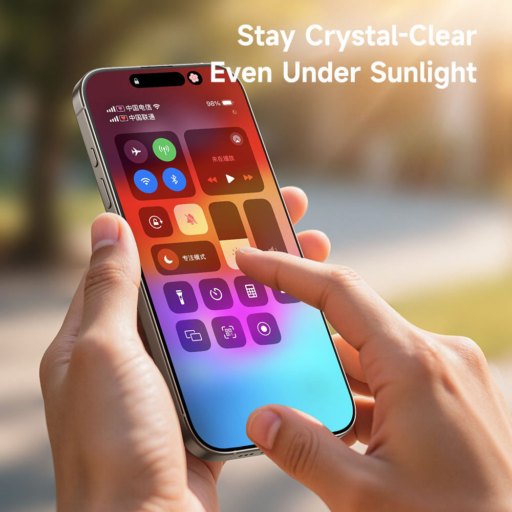 Picture of Apple iPhone 17 6.3  | Rock Clear HD Full Coverage Tempered Glass for iPhone 17 Pro 6.3 17 6.3 (Clear)