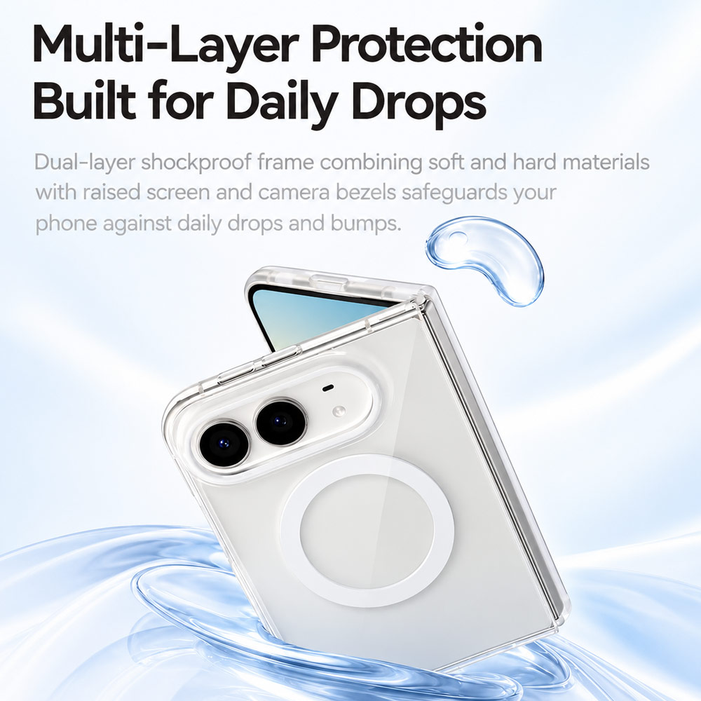 Picture of Apple iPhone Duo Case | ROCK Inshare Crystal Clear Magnetic Case for iPhone Duo - Clear