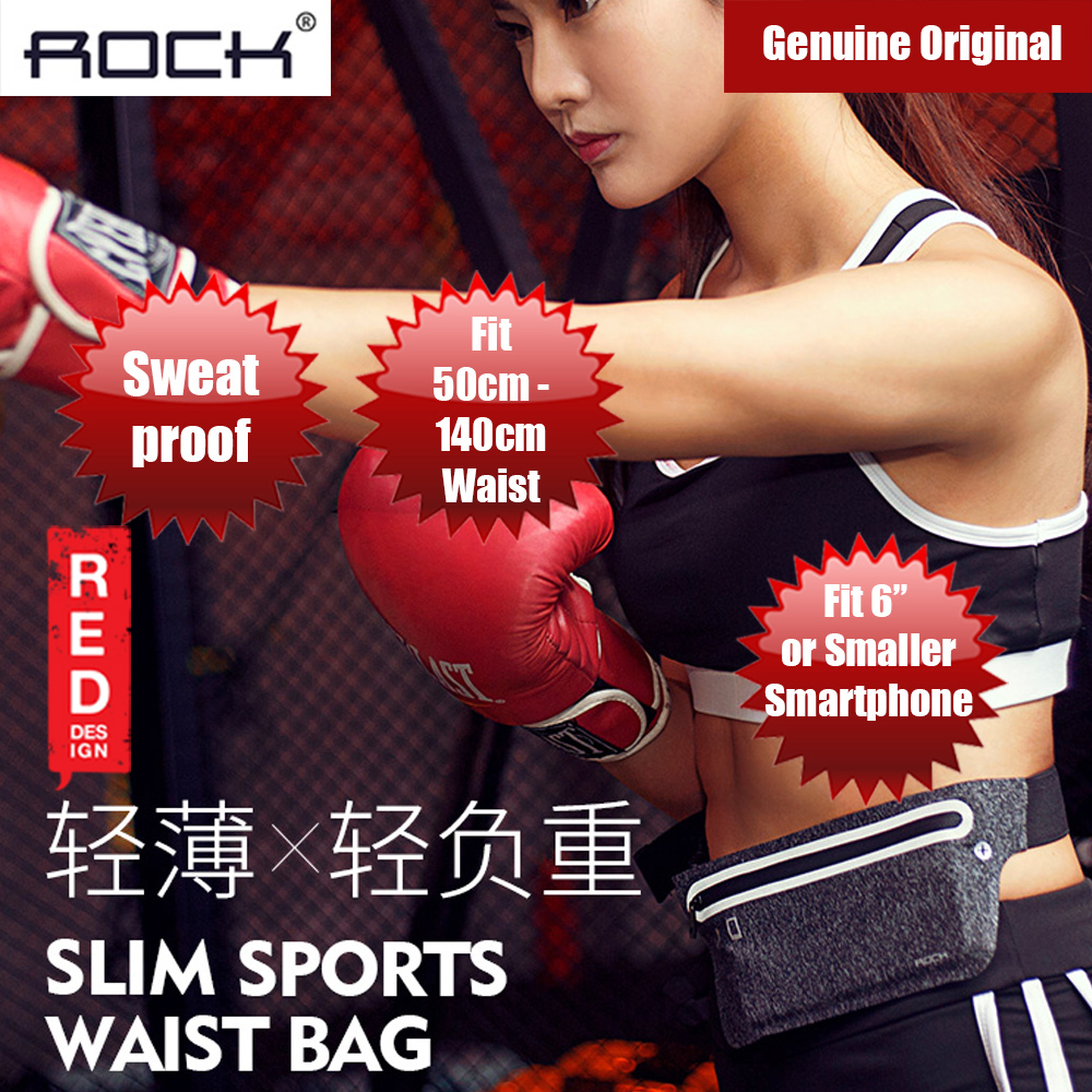 Picture of Rock Sports Waist Bag with Reflector Design for up to 6 inches Smartphone (Black)
