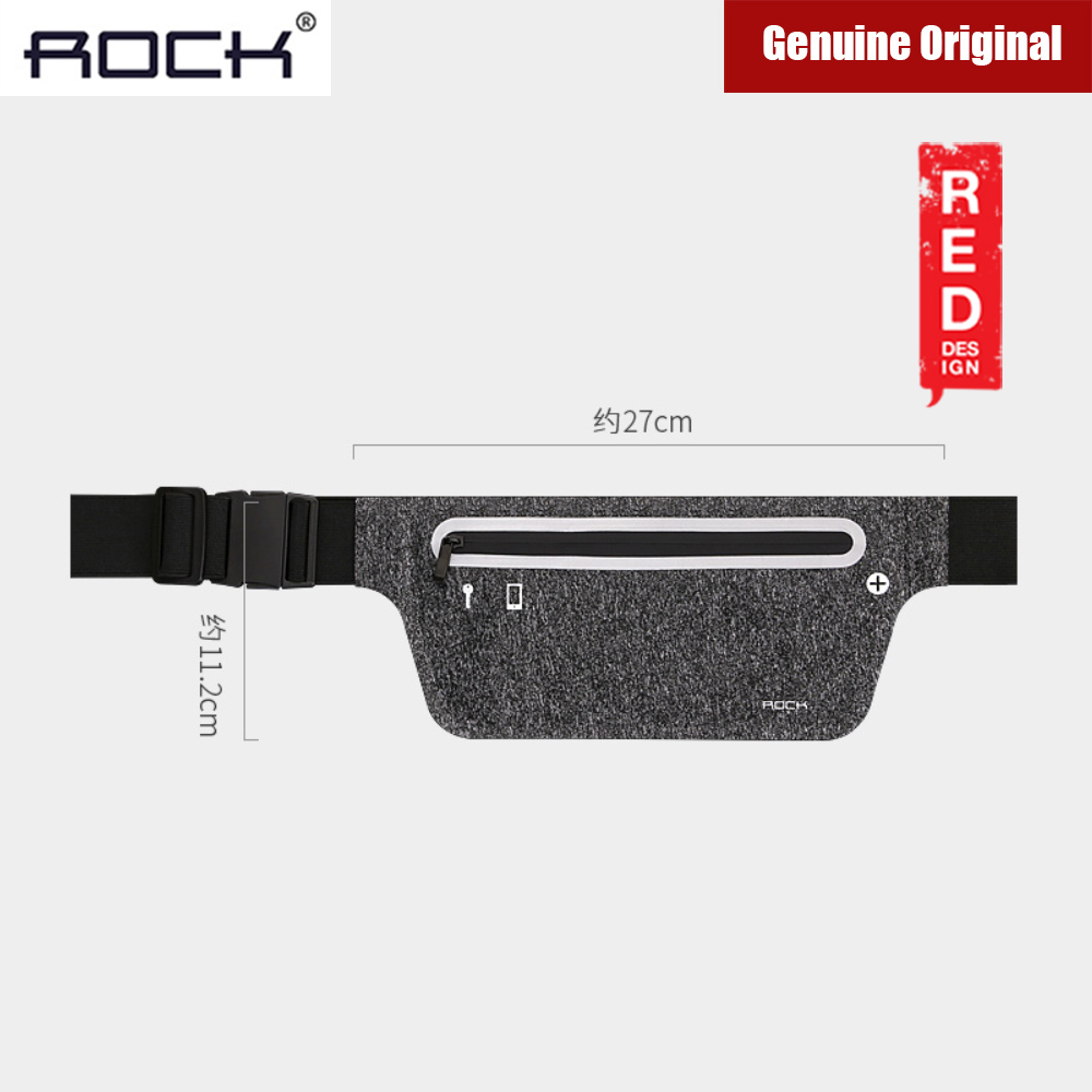 Picture of Rock Sports Waist Bag with Reflector Design for up to 6 inches Smartphone (Black)