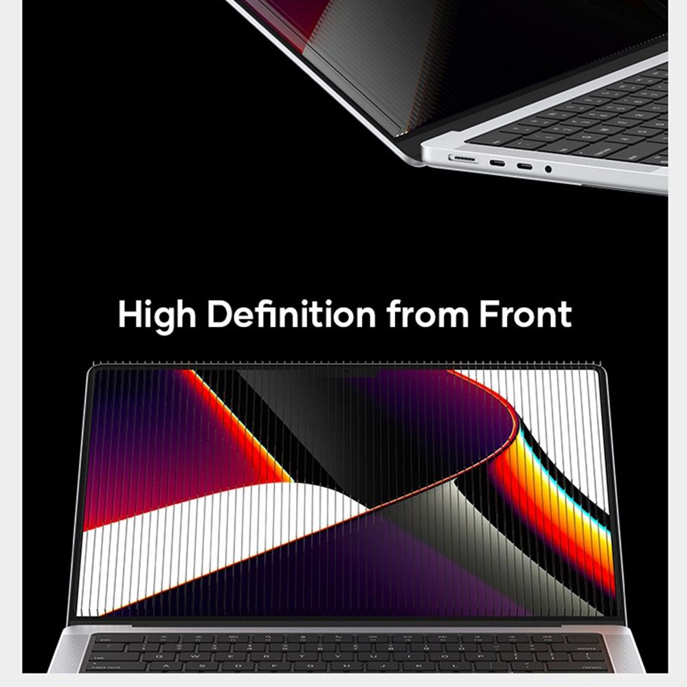 Picture of Apple MacBook Pro 13\" 2020 Screen Protector | Rock Space Magnetic Privacy Anti Peep View PET HD Screen Protector for Macbook Air 13.3" Macbook Pro 13.3"