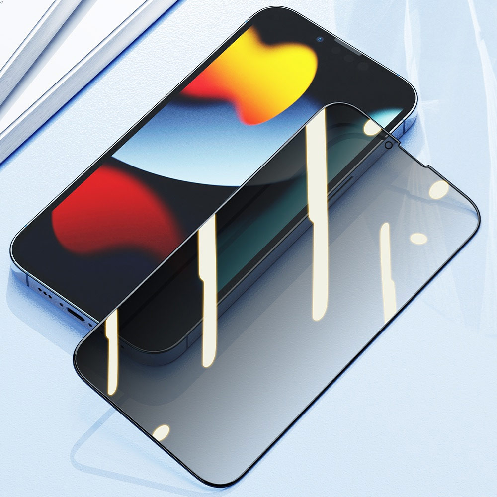 Picture of Apple iPhone 13 Pro Max 6.7  | Rock Space HD Full Coverage Tempered Glass for iPhone 13 Pro Max 6.7 (Privacy Anti View Anti Peep)