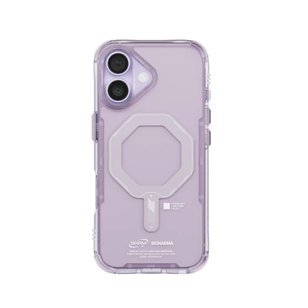 Picture of Apple iPhone 17 6.3 Case | Skinarma Saido Magcharge Drop Protection Case for iPhone 17 6.3 (Lilac)