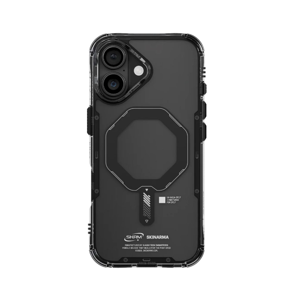 Picture of Apple iPhone 17 6.3 Case | Skinarma Saido Magcharge Drop Protection Case for iPhone 17 6.3 (Black)