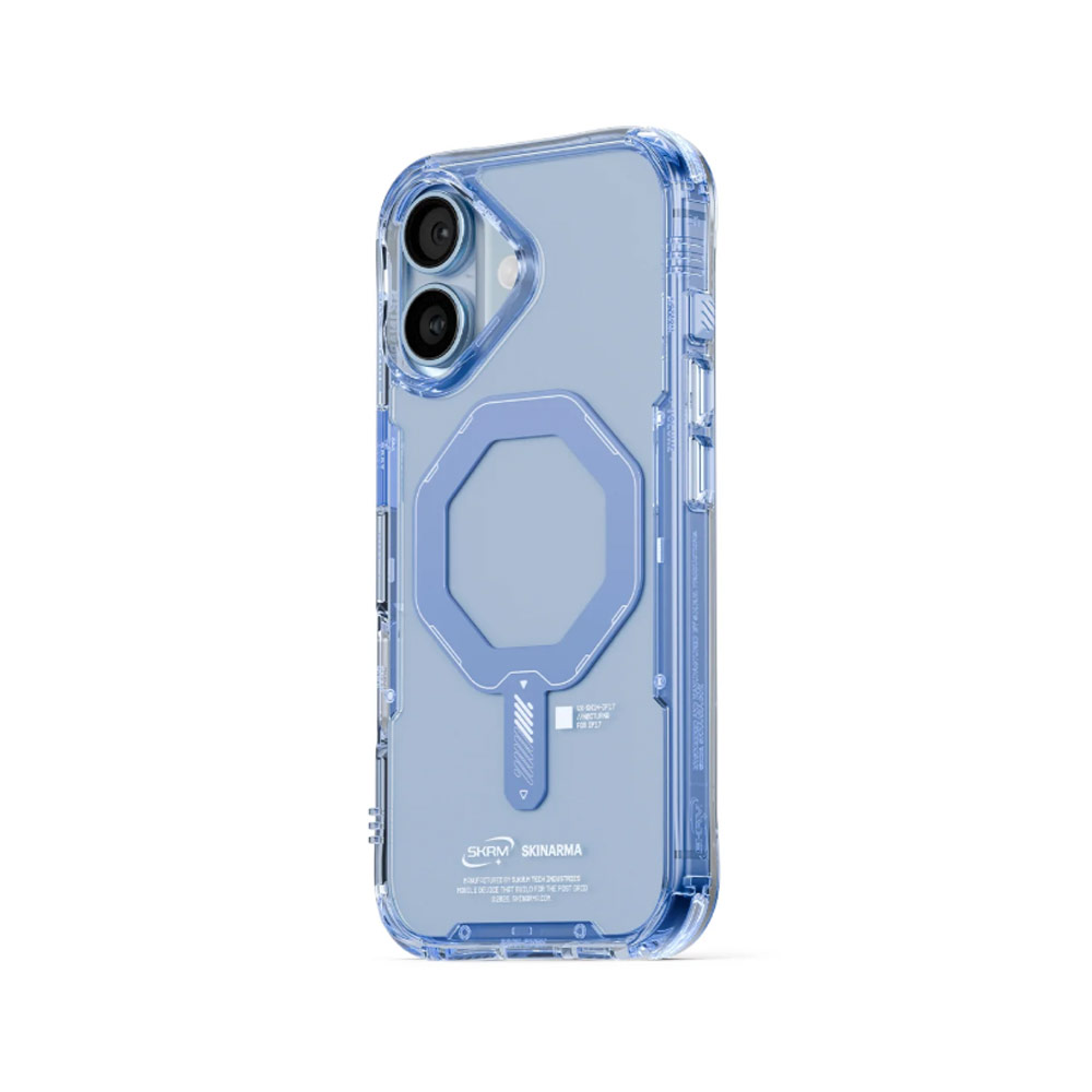 Picture of Apple iPhone 17 6.3 Case | Skinarma Saido Magcharge Drop Protection Case for iPhone 17 6.3 (Sky Blue)