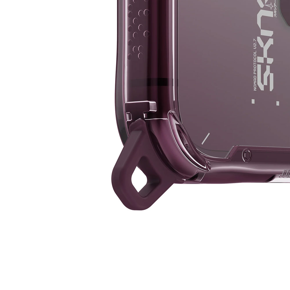 Picture of Apple iPhone 18 Pro Max Case | Skinarma MAGMA Magnetic Charge Drop Protection Case with Camera Control Button for iPhone 18 Pro Max 6.9 - Burgundy