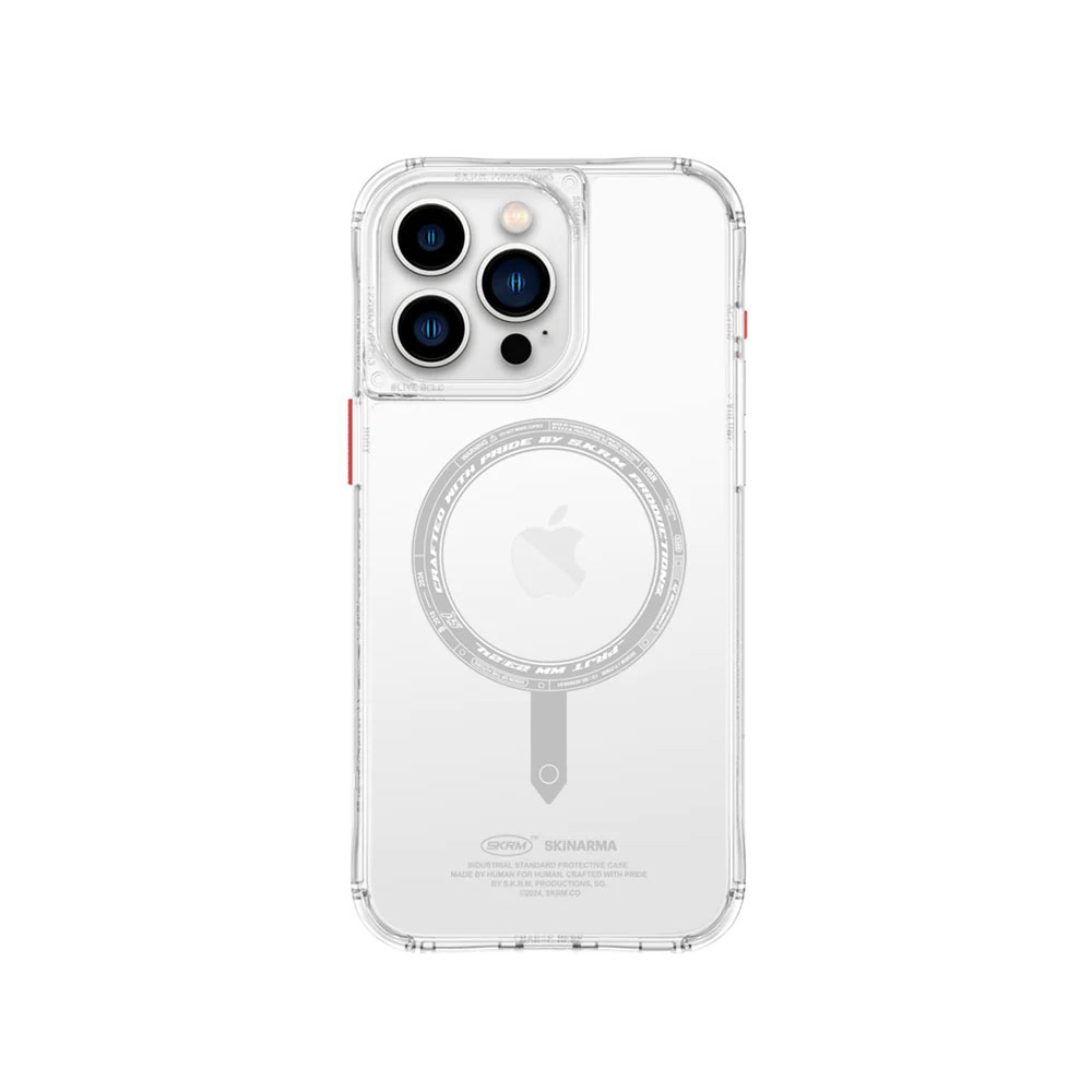 Picture of Apple iPhone 15 Pro 6.1 Case | Skinarma Saido Magsafe Series Drop Protection Case for iPhone 15 Pro 6.1 (Clear)