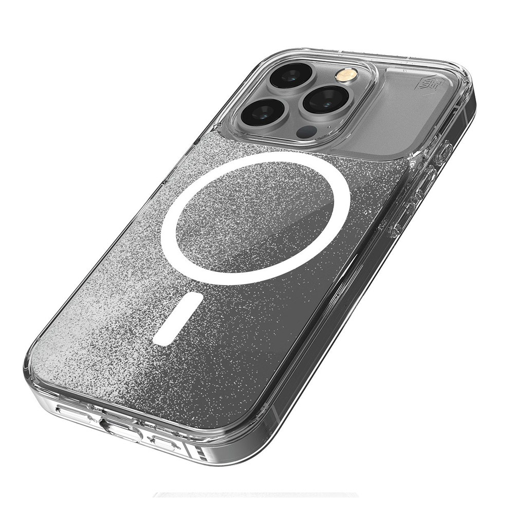 Picture of Apple iPhone 15 Pro 6.1 Case | STM Relax Sand Magnetic Drop Protection Case for iPhone 15 Pro 6.1 (Clear White)