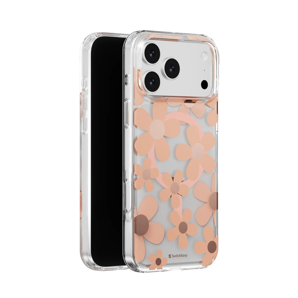Picture of Apple iPhone 17 Pro Max 6.9 Case | Switcheasy FleurM M 3D Flower Fashionable Magsafe Compatible Case for iPhone 17 Pro Max 6.9 (Pink)