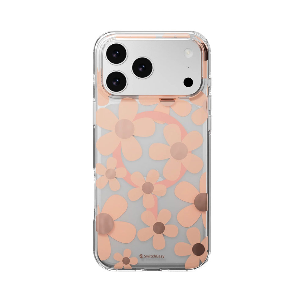 Picture of Apple iPhone 17 Pro Max 6.9 Case | Switcheasy FleurM M 3D Flower Fashionable Magsafe Compatible Case for iPhone 17 Pro Max 6.9 (Pink)