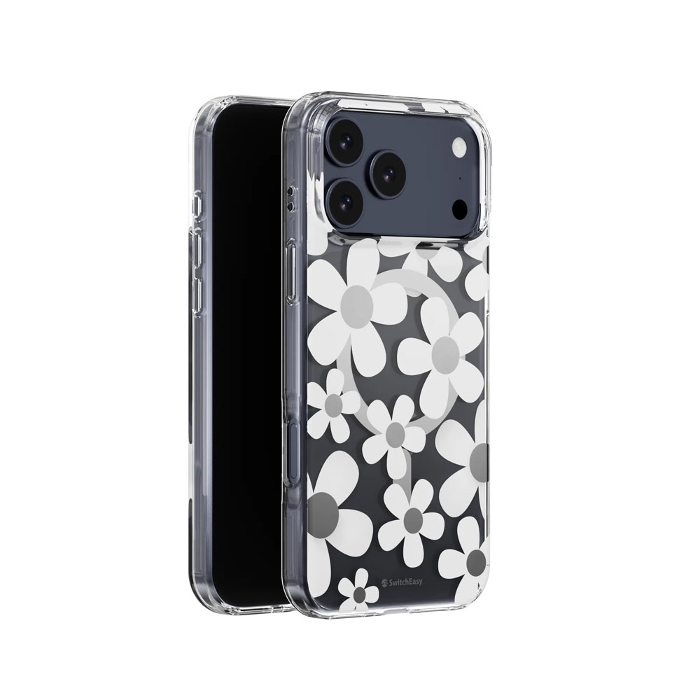 Picture of Apple iPhone 17 Pro Max 6.9 Case | Switcheasy FleurM M 3D Flower Fashionable Magsafe Compatible Case for iPhone 17 Pro Max 6.9 (White)