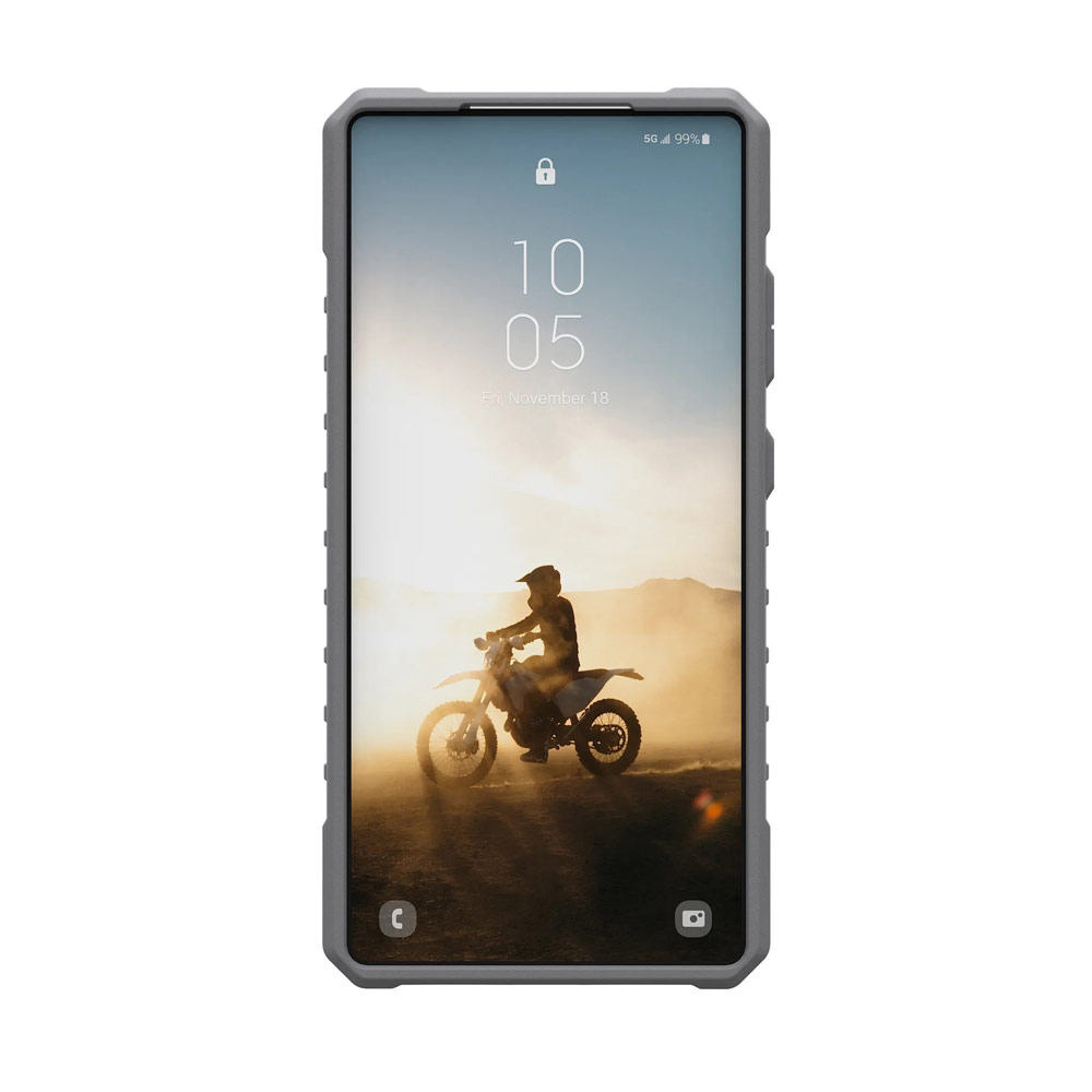 Picture of Samsung Galaxy S25 Ultra Case | UAG Pathfinder Magsafe Compatible Drop Proof Clear Case for Galaxy S25 Ultra (Active Neon with Strap )