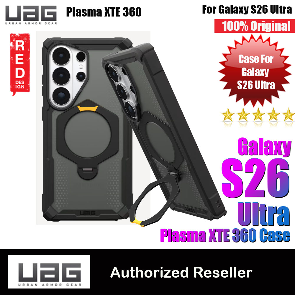 Picture of UAG Plasma XTE 360 Degree for Samsung Galaxy S26 Ultra Kickstand Drop Protection Case Case with Magnetic Charging Compatible (Black) Samsung Galaxy S26 Ultra- Samsung Galaxy S26 Ultra Cases, Samsung Galaxy S26 Ultra Covers, iPad Cases and a wide selection of Samsung Galaxy S26 Ultra Accessories in Malaysia, Sabah, Sarawak and Singapore 