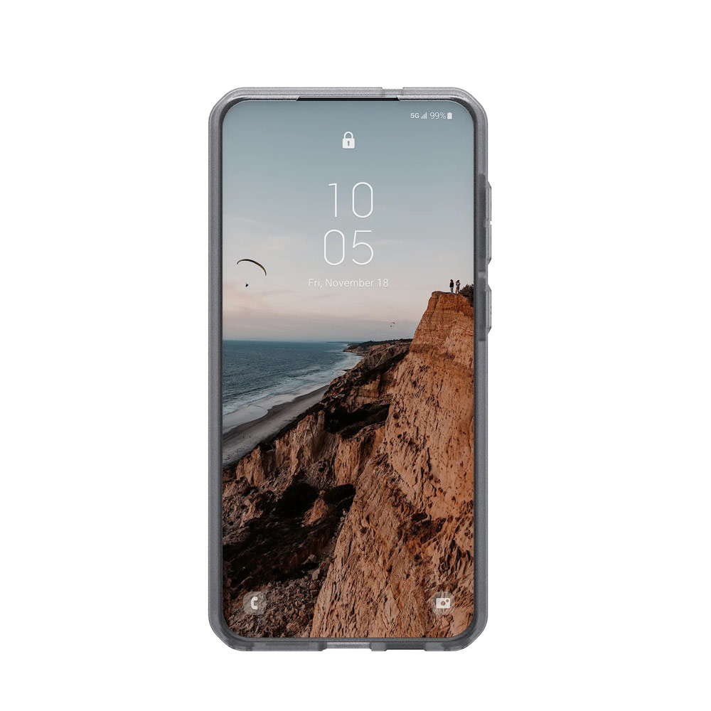 Picture of Samsung Galaxy S25 Edge Case | UAG Dot Series Lightweight PC and TPU Protection Magnetic Case for Galaxy S25 Edge (Ash)