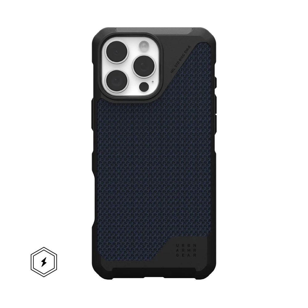 Picture of Apple iPhone 16 Pro Max 6.9 Case | UAG Metropolis LT Magsafe Drop Proof Shock Absorbing Drop Protection Case for iPhone 16 Pro Max 6.9 (Kevlar Mallard)