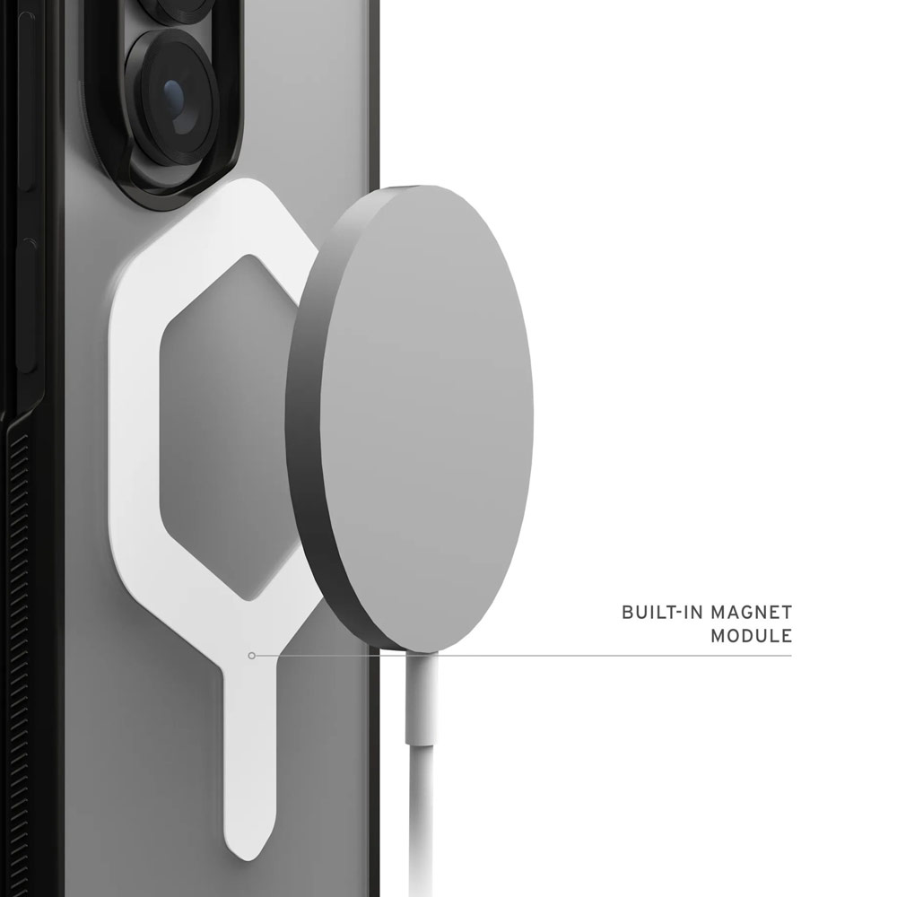 Picture of Samsung Galaxy Z Fold 7 Case | UAG Galaxy Z Fold 7 Case Mouve Slim Lightwight Protection Magnetic Case Cover Casing with Camera Protection Bezel Design (Ice)