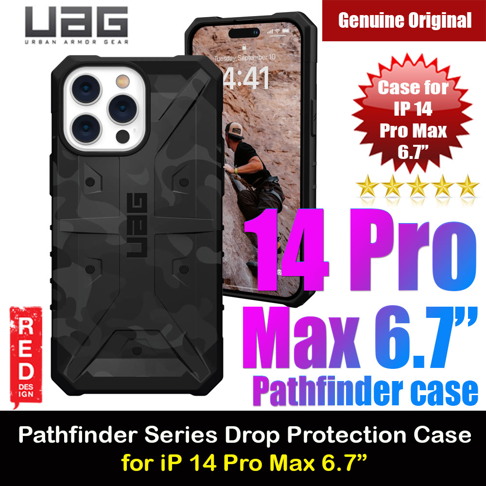 Picture of UAG Pathfinder SE Drop Proof Protection Case for iPhone 14 Pro Max 6.7 (Black Midnight Camo) Apple iPhone 14 Pro Max 6.7- Apple iPhone 14 Pro Max 6.7 Cases, Apple iPhone 14 Pro Max 6.7 Covers, iPad Cases and a wide selection of Apple iPhone 14 Pro Max 6.7 Accessories in Malaysia, Sabah, Sarawak and Singapore 
