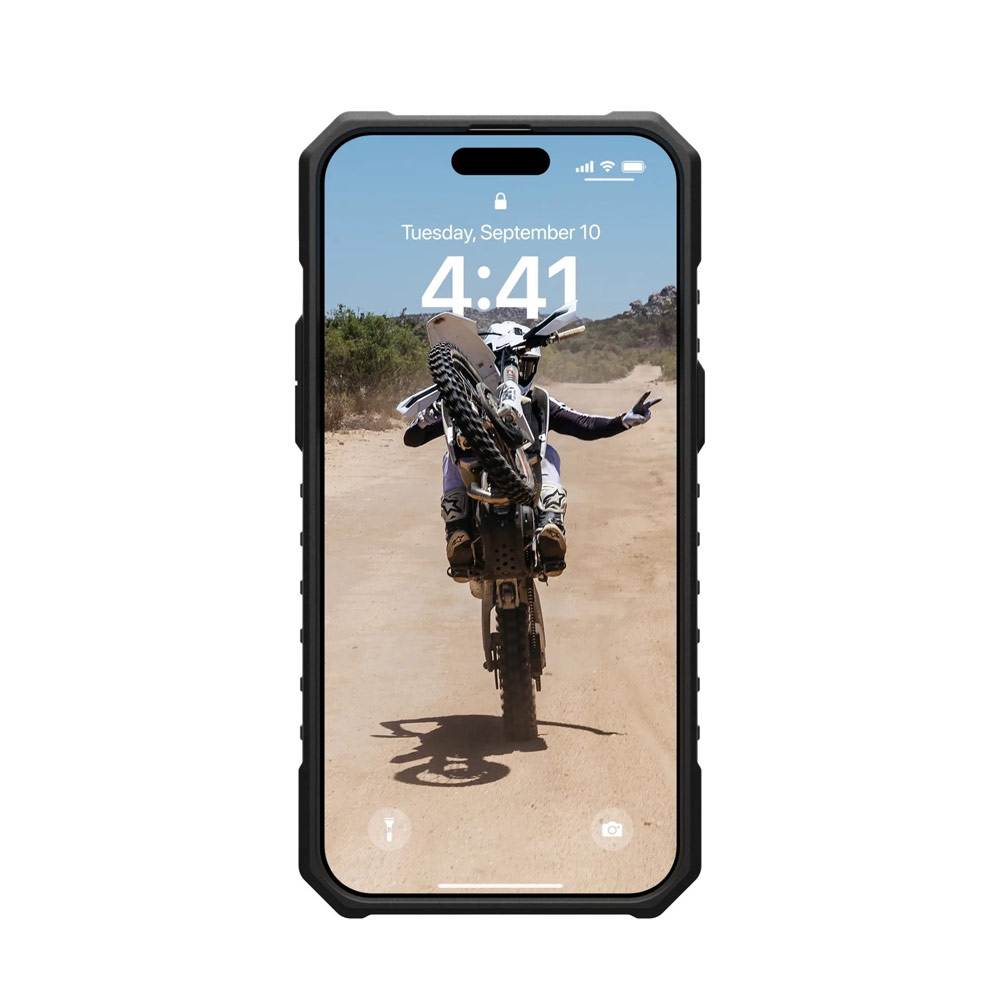 Picture of Apple iPhone 15 Pro Max 6.7 Case | UAG Pathfinder Magsafe Compatible Drop Proof Case for iPhone 15 Pro Max 6.7 (Cloud Blue)