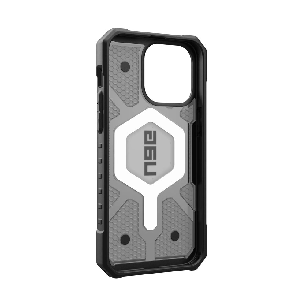 Picture of Apple iPhone 15 Pro Max 6.7 Case | UAG Pathfinder Magsafe Compatible Drop Proof Transparent Clear Case for iPhone 15 Pro Max 6.7 (Ash)
