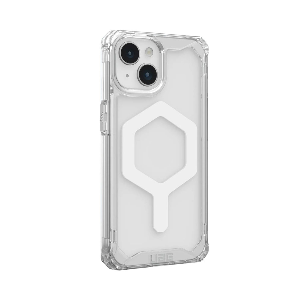 Picture of Apple iPhone 15 6.1 Case | UAG Plyo Magsafe Compatible Drop Proof Shock Impact Resistant Transparent Clear Case for iPhone 15 6.1 (Ice White)