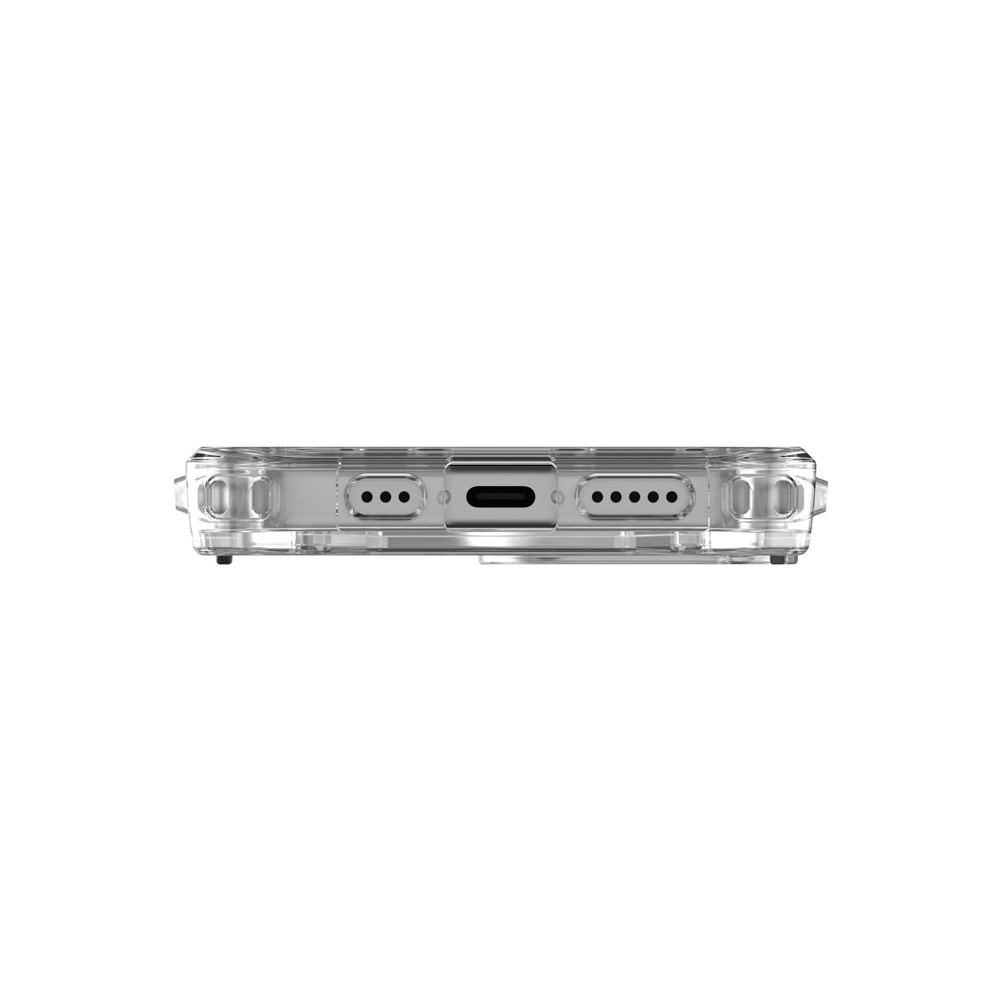Picture of Apple iPhone 15 6.1 Case | UAG Plyo Magsafe Compatible Drop Proof Shock Impact Resistant Transparent Clear Case for iPhone 15 6.1 (Ice White)
