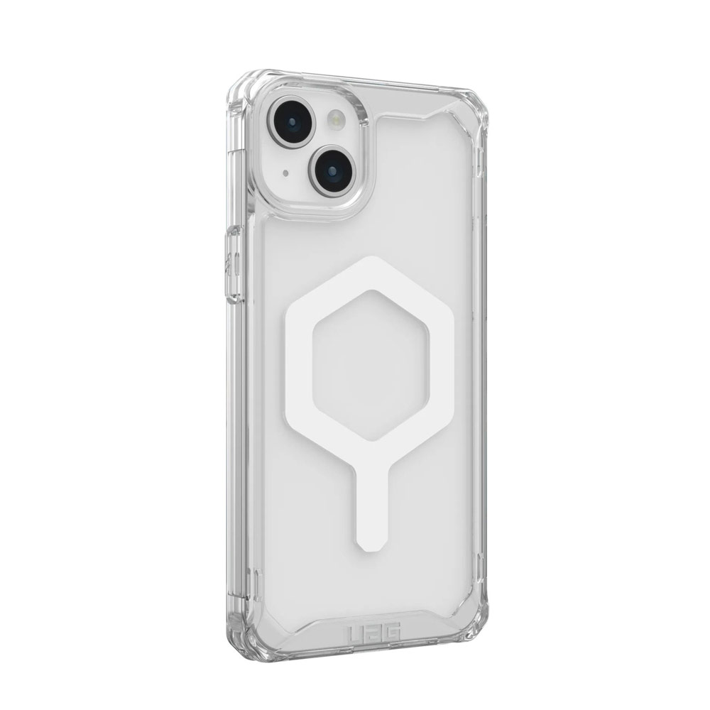 Picture of Apple iPhone 15 Plus 6.7 Case | UAG Plyo Magsafe Compatible Drop Proof Shock Impact Resistant Transparent Clear Case for iPhone 15 Plus 6.7 (Ice White)