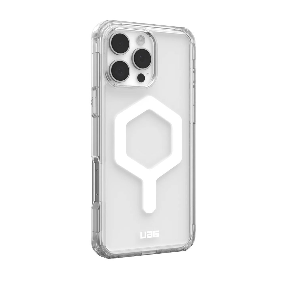 Picture of Apple iPhone 16 Pro Max 6.9 Case | UAG Plyo Magsafe Drop Proof Shock Impact Resistant Transparent Clear Case for iPhone 16 Pro Max 6.9 (Ice White)