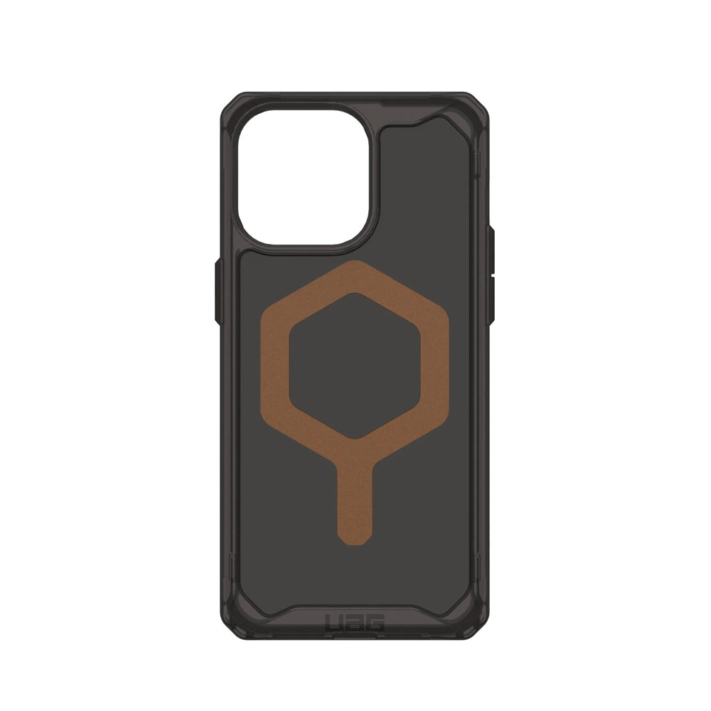 Picture of Apple iPhone 15 Pro Max 6.7 Case | UAG Plyo Magsafe Compatible Drop Proof Shock Impact Resistant Transparent Clear Case for iPhone 15 Pro Max 6.7 (Black Bronze)