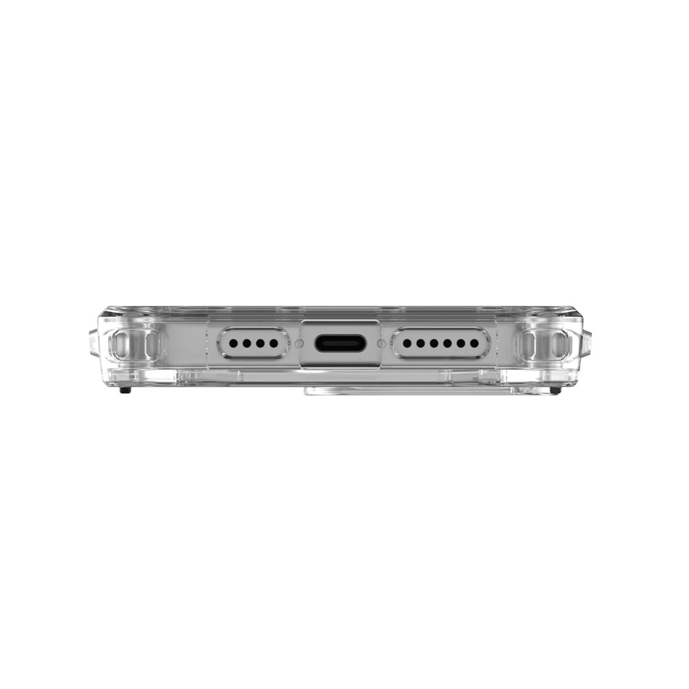 Picture of Apple iPhone 15 Pro Max 6.7 Case | UAG Plyo Magsafe Compatible Drop Proof Shock Impact Resistant Transparent Clear Case for iPhone 15 Pro Max 6.7 (Ice Gold)