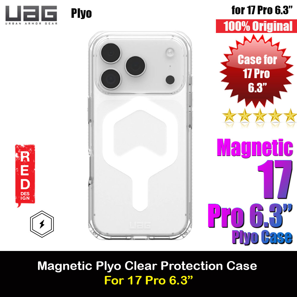 Picture of UAG Plyo Magsafe Compatible Drop Proof Clear Case for iPhone 17 Pro Max 6.9 (Ice White) Apple iPhone 17 Pro Max 6.9- Apple iPhone 17 Pro Max 6.9 Cases, Apple iPhone 17 Pro Max 6.9 Covers, iPad Cases and a wide selection of Apple iPhone 17 Pro Max 6.9 Accessories in Malaysia, Sabah, Sarawak and Singapore 