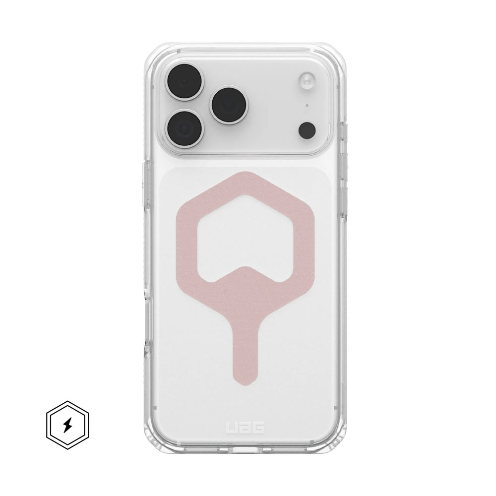 Picture of Apple iPhone 17 Pro Max 6.9 Case | UAG Plyo Magsafe Compatible Drop Proof Clear Case for iPhone 17 Pro Max 6.9 (Ice Rose Gold)
