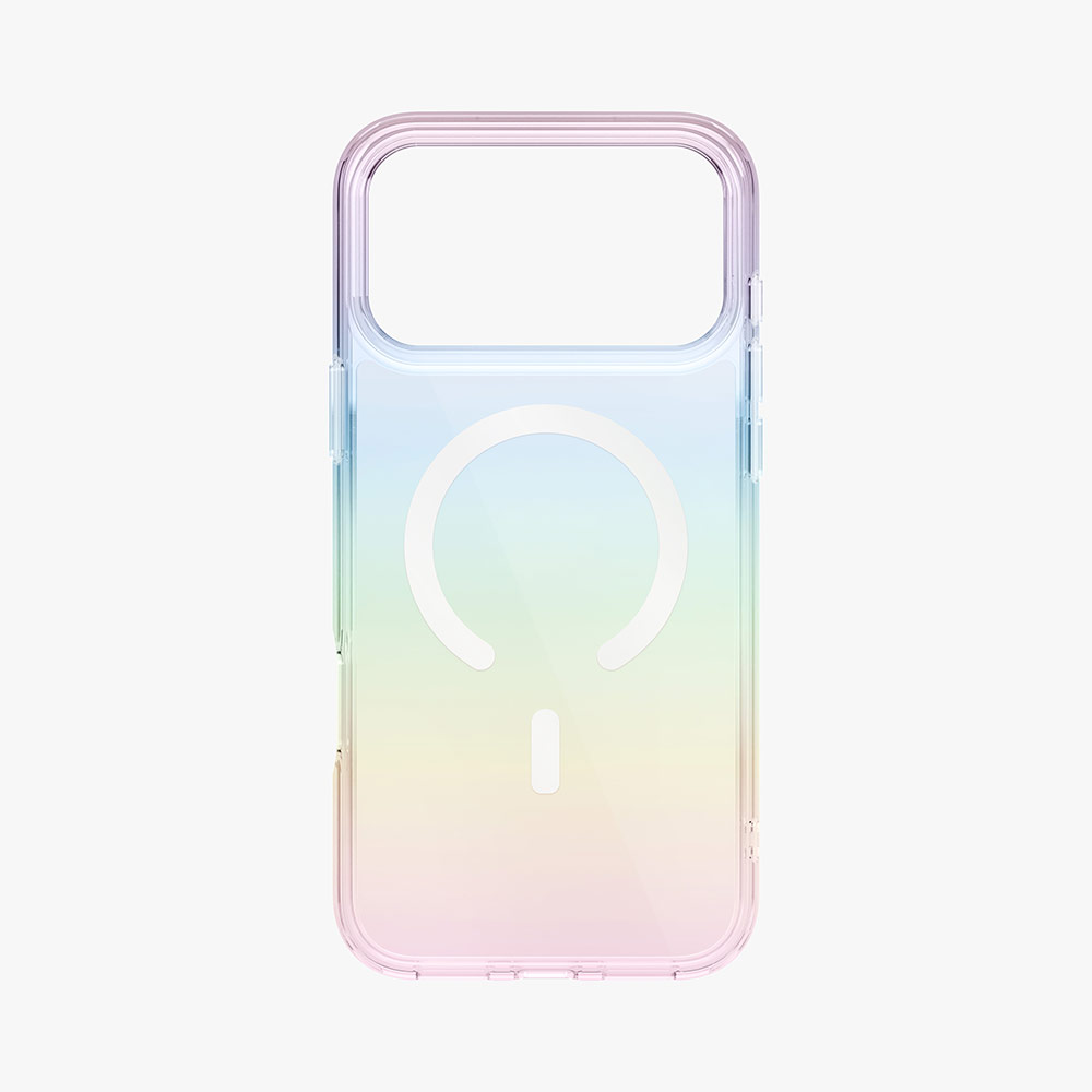 Picture of Apple iPhone 17 Pro 6.3 Case | Uniq Iridescia Magclick Protection Holography Case for iPhone 17 Pro 6.3 (Holo Quartz)